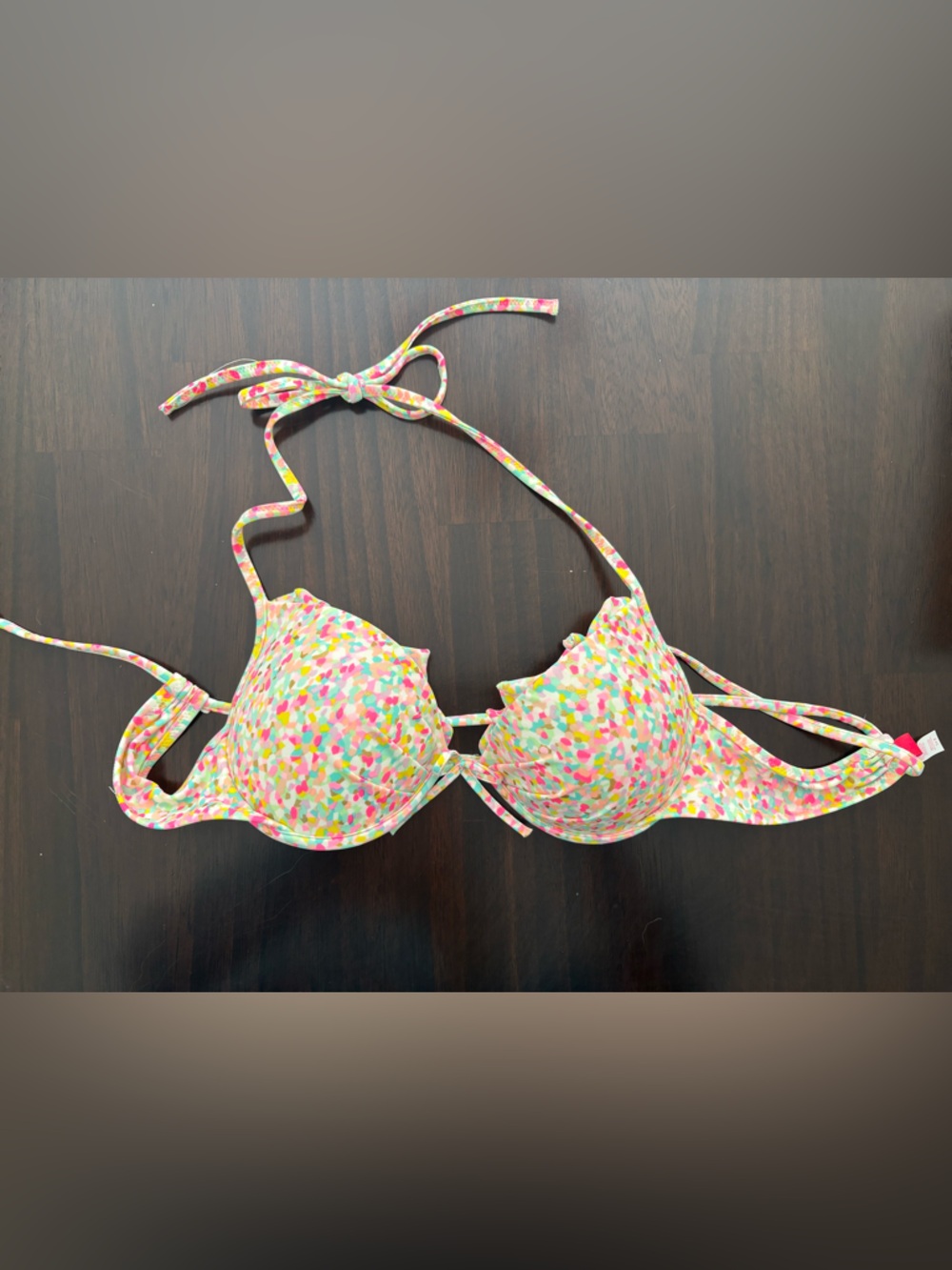 Victoria's Secret Multicolor Confetti Bikini Top